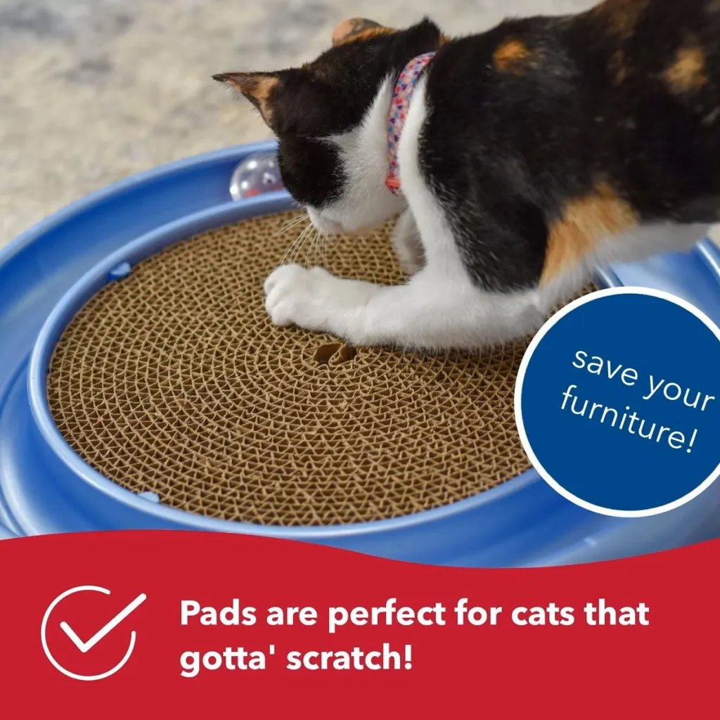 Bergan Turbo Scratcher Replacement Pads For Cats (2 pack)