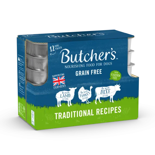 Butcher's Traditional Recipes Food Trays for Dogs 12 x 150g