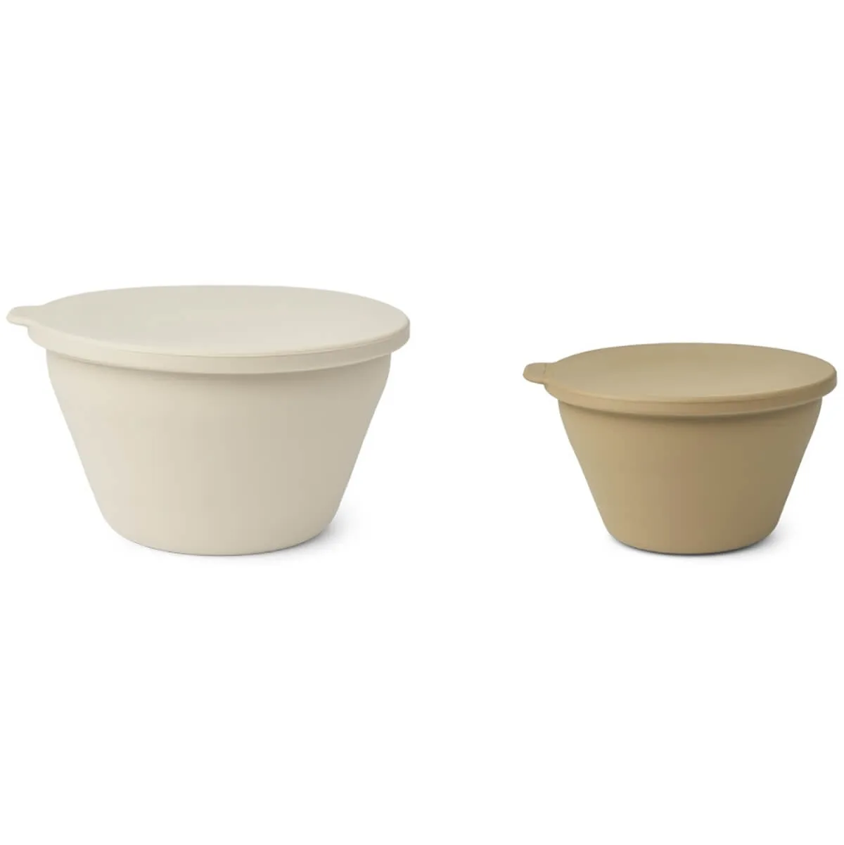 Dale Foldable Bowl Set in Sandy / Oat by Liewood