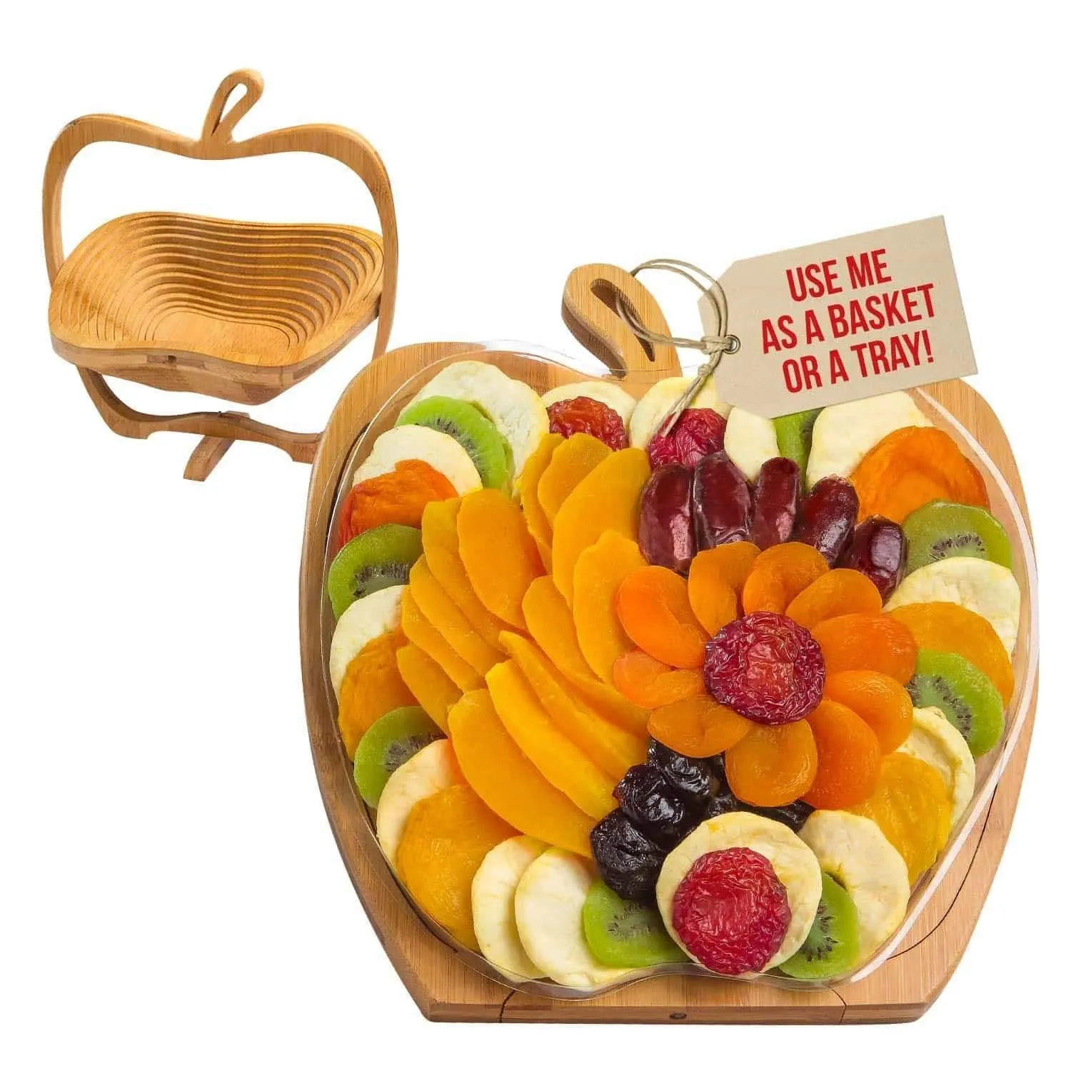 Dried Fruit Gift Basket – Healthy Gourmet Snack Box for Holidays, Thanksgiving, Christmaas, Birthdays & Corporate Gifts