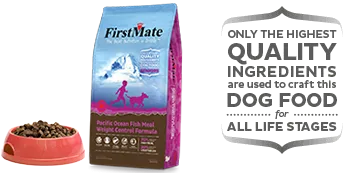 FirstMate Grain Free Limited Ingredient Diet Pacific Ocean Fish Meal Weight Control Formula Dog Food