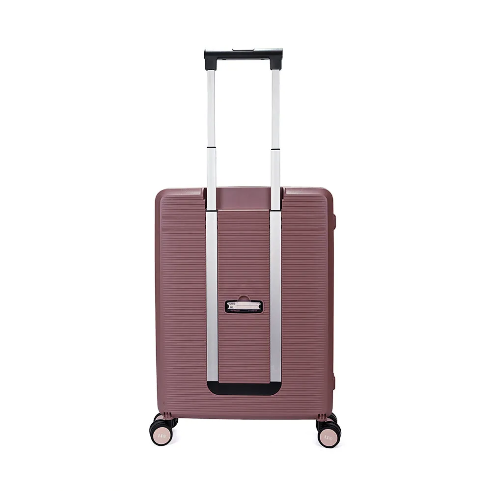 Foldable Hardcase Cabin Suitcase for Travel-Pink (20 inch-55 cm)