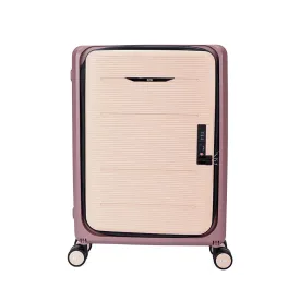 Foldable Hardcase Cabin Suitcase for Travel-Pink (20 inch-55 cm)