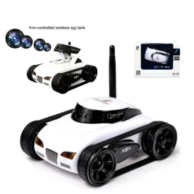 FPV WIFI RC Car Real-time Quality Mini HD Camera Video Remote Control Robot Tank Intelligent APP Wireless Toys electric car