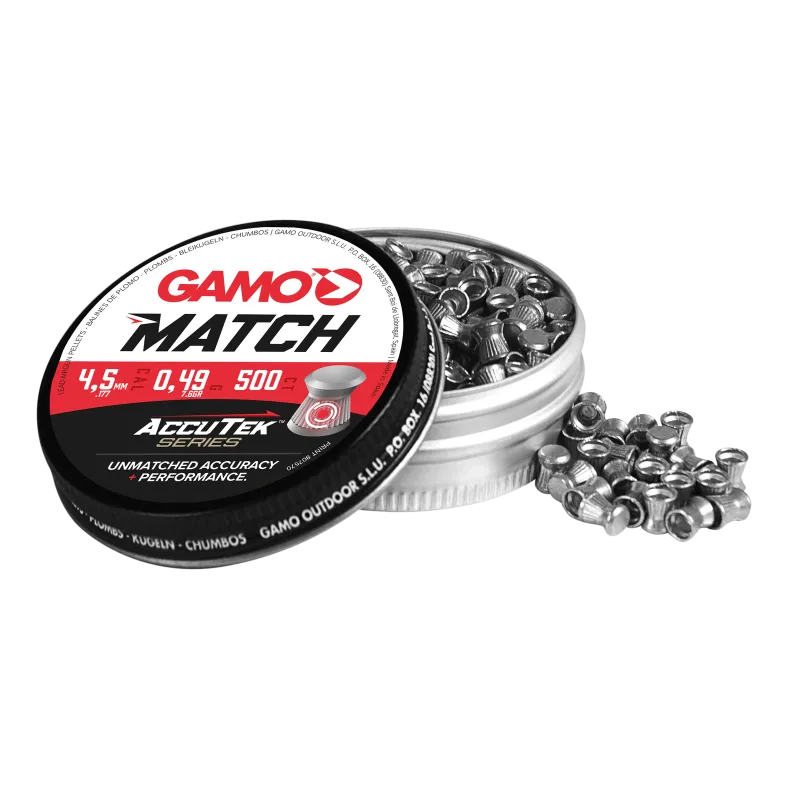 Gamo Accutek Match Pellets .177 (500/tin)