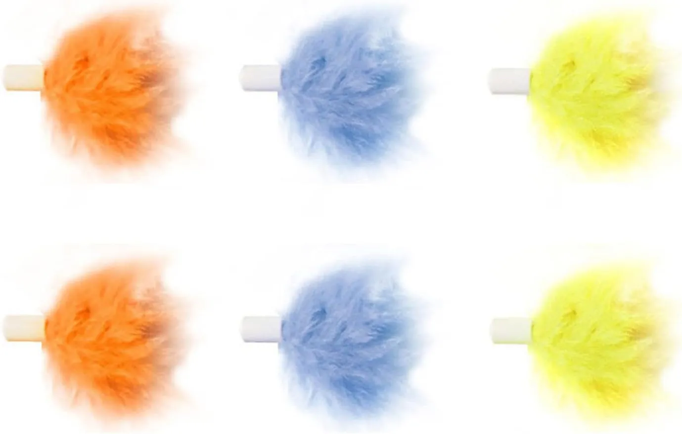 Interactive Cat Feather Toy Funny Simulation Replacements for FOFO Kitten Playing Teaser for Indoor Cats