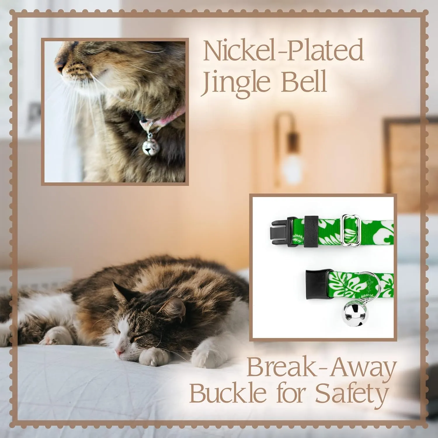 Margarita Argyle Cat Collar - Plaid and Argyle Collection Featuring Charming Designs