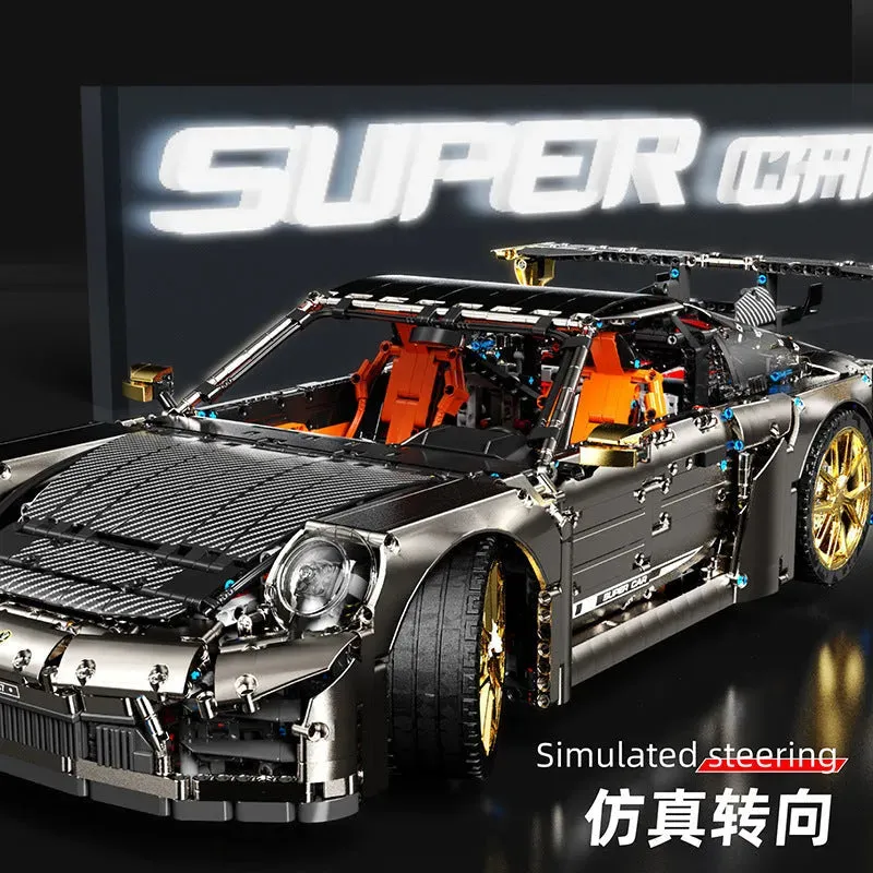 MOC Tech RC Super Classic Sports Car Bricks Toys T5037BP