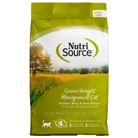 Nutrisource Senior Weight Management Dry Cat Food 6.6lb