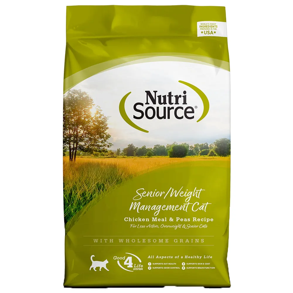 Nutrisource Senior Weight Management Dry Cat Food 6.6lb