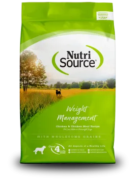 NutriSource® Weight Management Chicken and Rice Recipe Dog Food