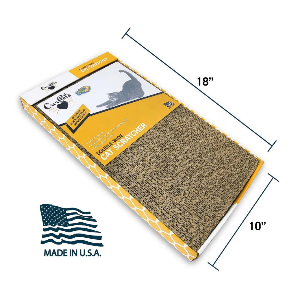 OurPets Cosmic Double Wide Scratcher For Cats