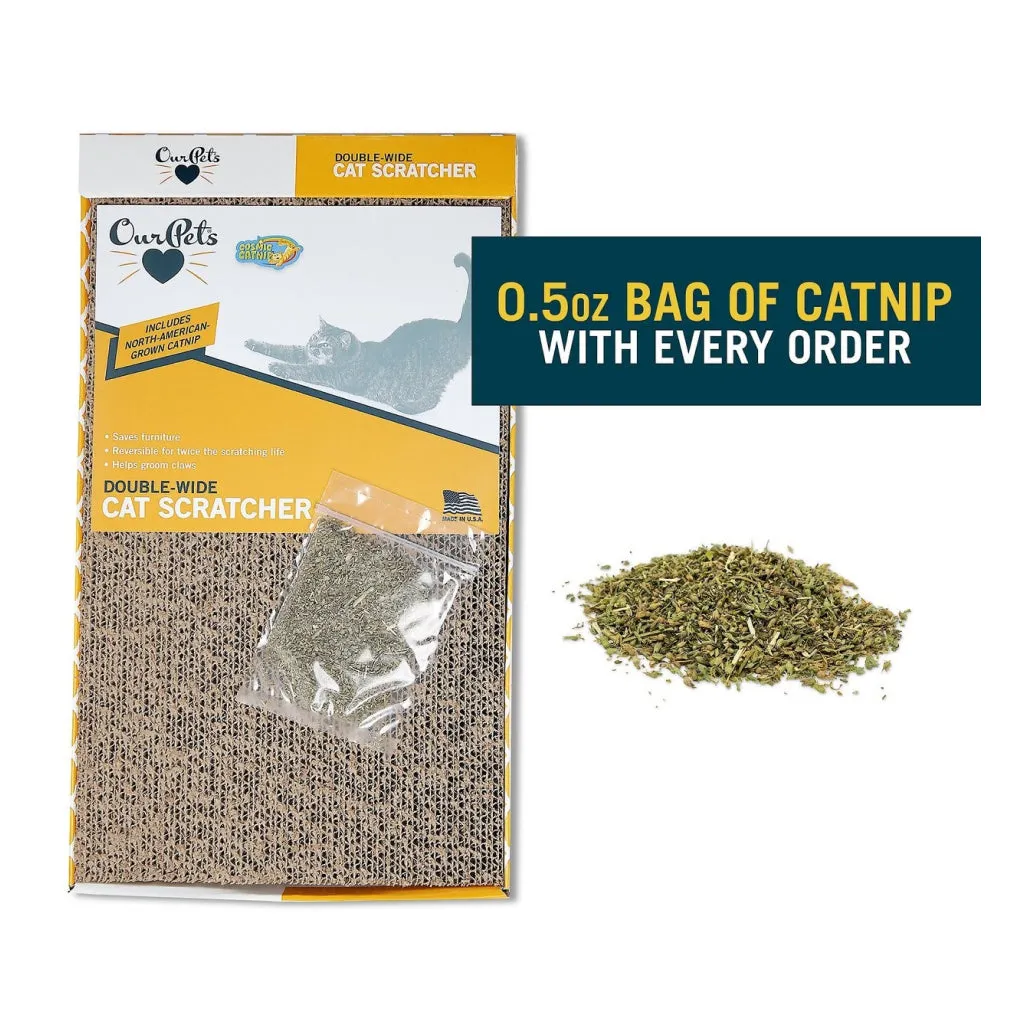 OurPets Cosmic Double Wide Scratcher For Cats