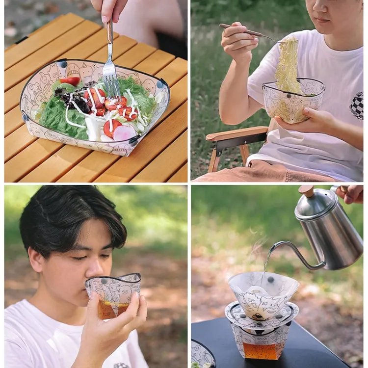Outdoor Lightweight Folding Tableware Foldable Bowl Cup, Spec:  Coffee Drip Filter