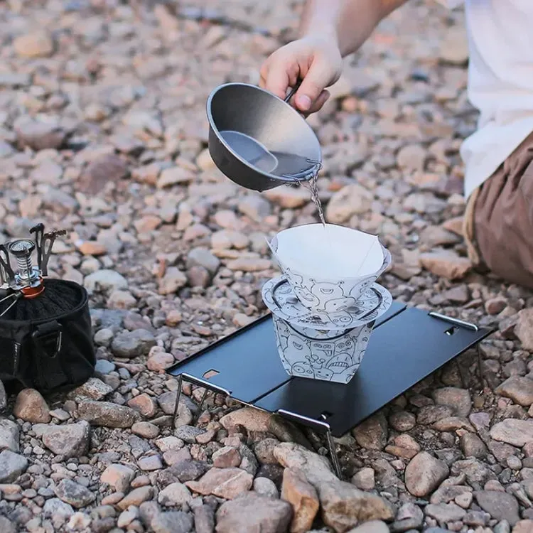 Outdoor Lightweight Folding Tableware Foldable Bowl Cup, Spec:  Coffee Drip Filter