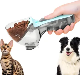 Pet Food Scoop, 1/2 Cup Dog & Cat Food Measuring Scoop, Durable Pet Food Measuring Cup for Dry or Wet Foods