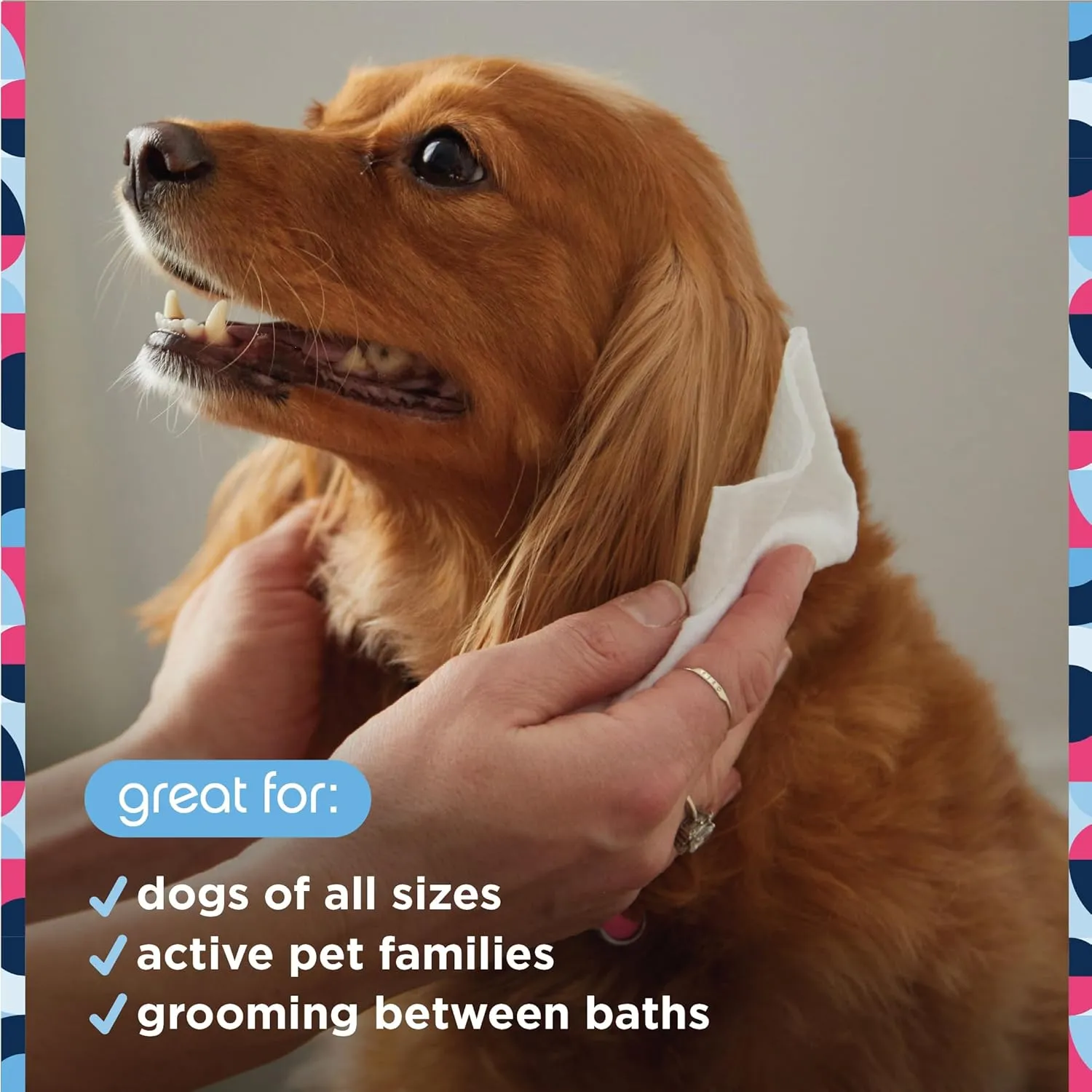 Pet Life Unlimited Pet Wipes for Dogs, Dog Cleaning Wipes - Plant-Based Dog Wipes with Moisturizing Aloe Leaf & Calendula - Made in The USA - Fragrance Free Dog Grooming Wipes - 72ct (Pack of 1)