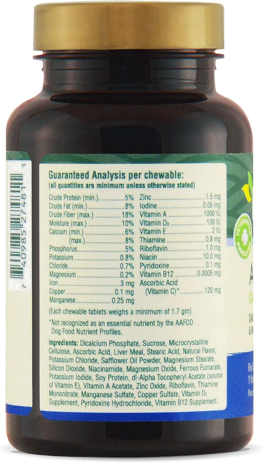 PetNC Natural Care Adult Multi Chewables for Dogs, 75 Count