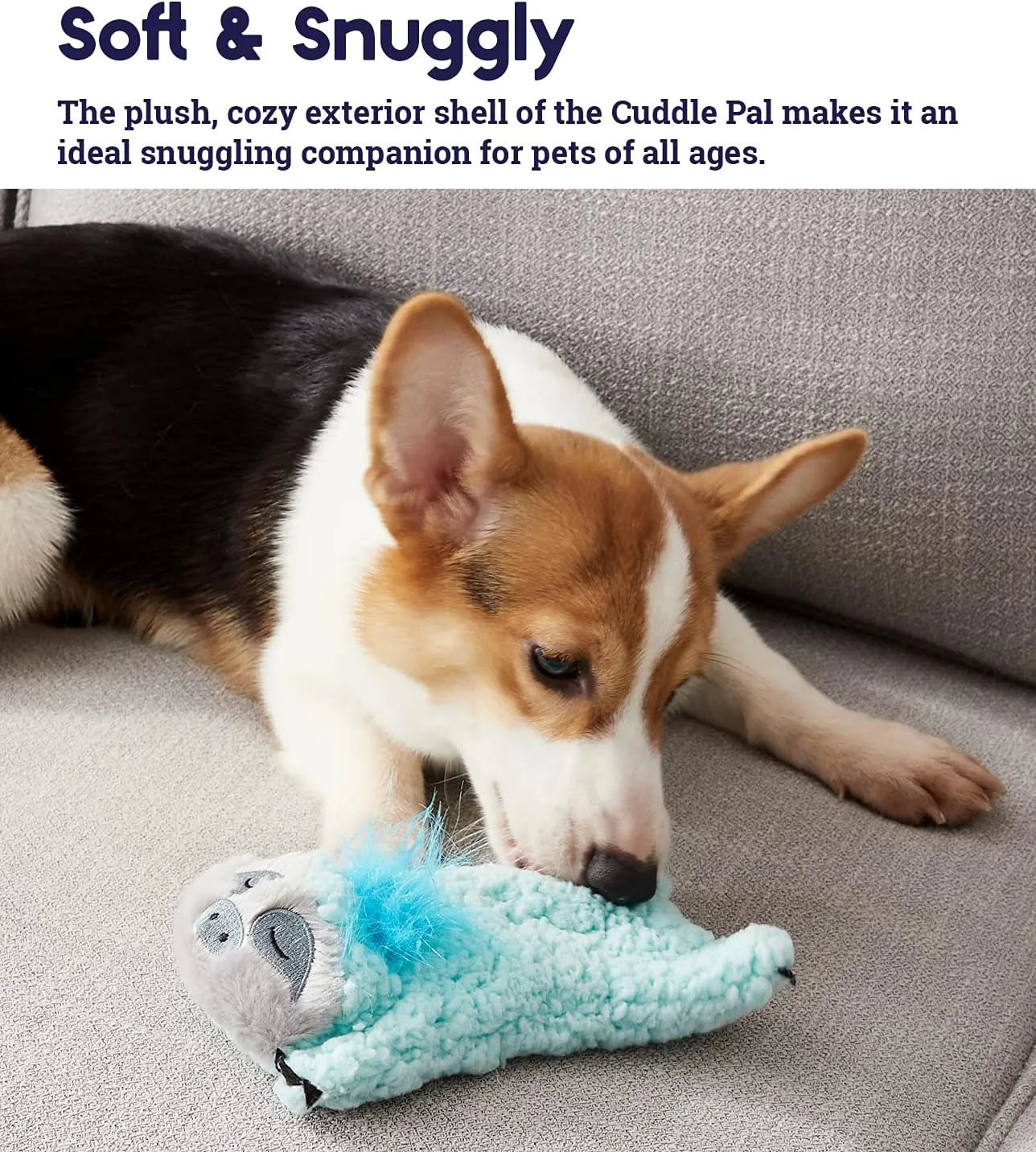 Petstages Puppy Cuddle Pal_MB, 7.1 inches x 2 inches x 6.3 inches