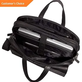 Sandover Mancini Leather Goods Colombian Leather Double Non-Wheeled Business Case NEW | Model LGGG - 7095 |