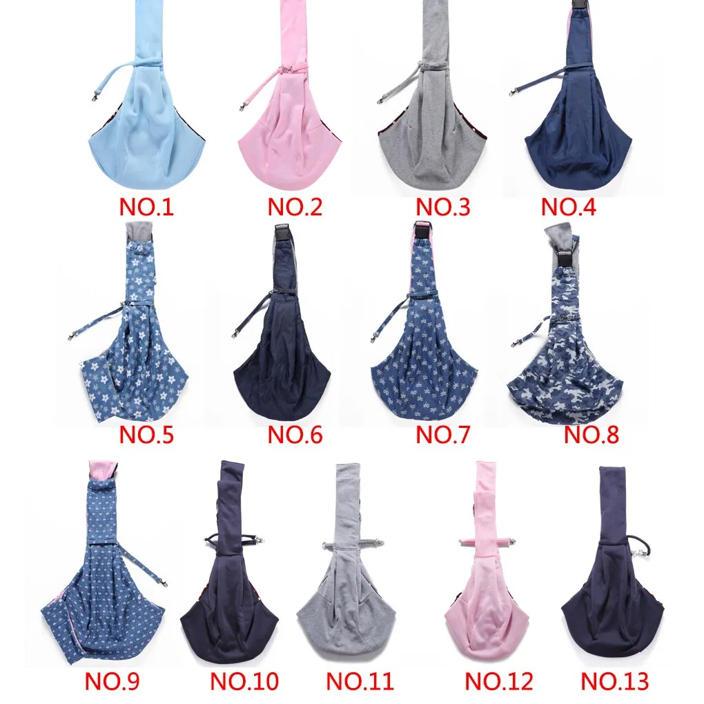 Sidiou Group Brand new Pet Sling Carrier Bag Travel  Puppy Double-sided Pouch Shoulder Bag