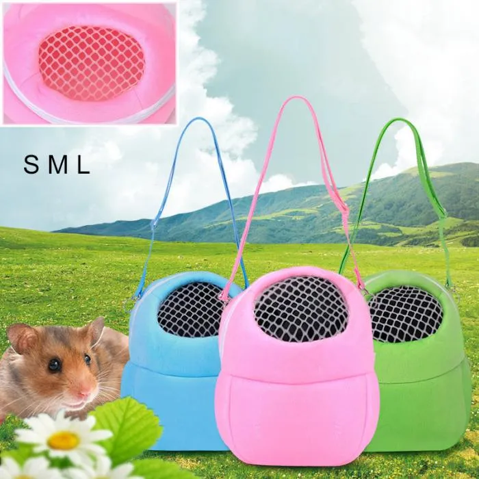 Sidiou Group Mini Soft Small Pet Hamster Hedgehog Bunny Carry Bag Portable Shoulder Bags