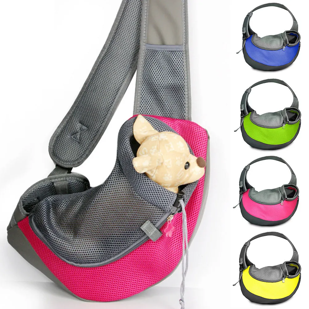 Sidiou Group New Pet Dog Cat Puppy Sling Carrier Travel Tote Single Shoulder Bag Small/Large