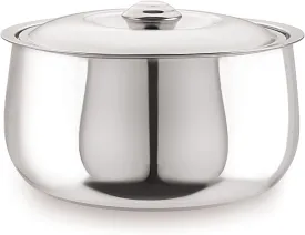 Stainless Steel Casserole and HotPot Set - Double-Walled, Insulated Casserole Hot case(2000 ml/2.11 QT)