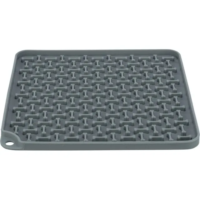 Trixie | Dog Enrichment Activity Toy | Dark Grey Lick 'n' Snack Mat