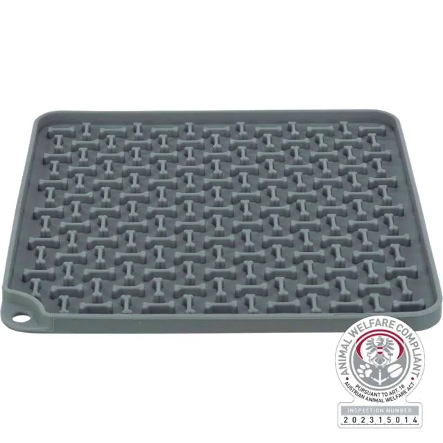Trixie | Dog Enrichment Activity Toy | Dark Grey Lick 'n' Snack Mat