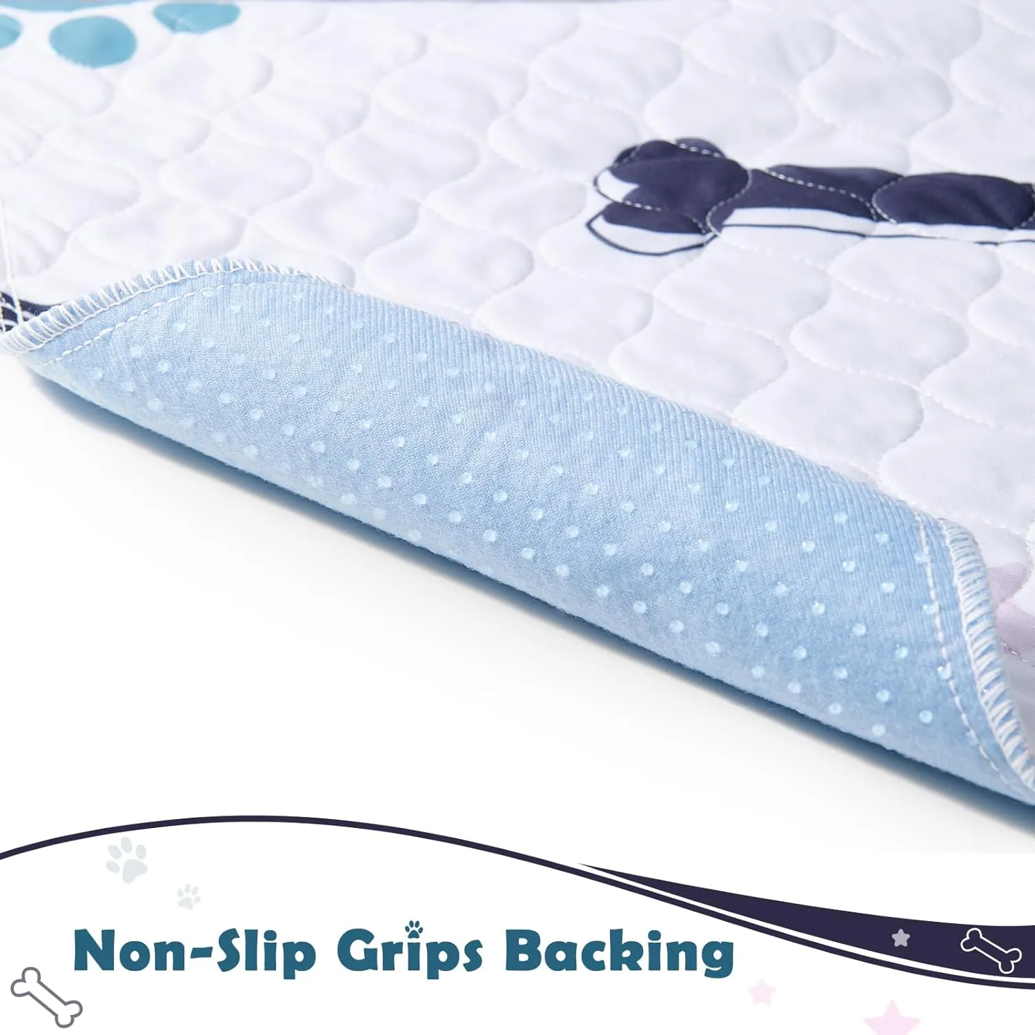Washable Pee Pads for Dogs, 2 Pack Reusable Puppy Training Pads, Durable and Absorbent Whelping, Waterproof Pet Training