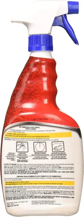 Zep 32 ounce high-traffic carpet cleaner ZUHTC32 (Pack of 2)